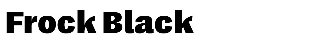 Frock Black